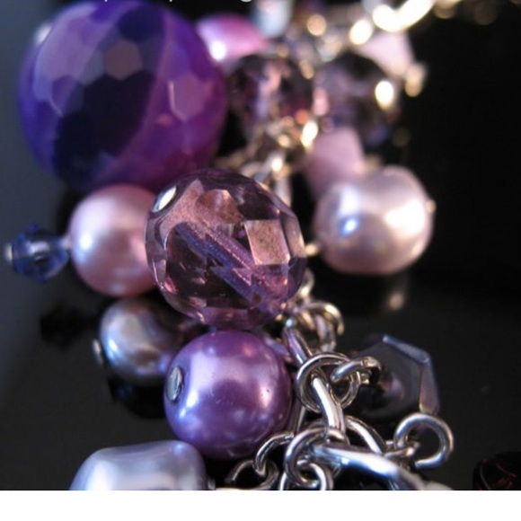 Lavender bubble bracelet© necklace 3 in 1 - Picture 4 of 8